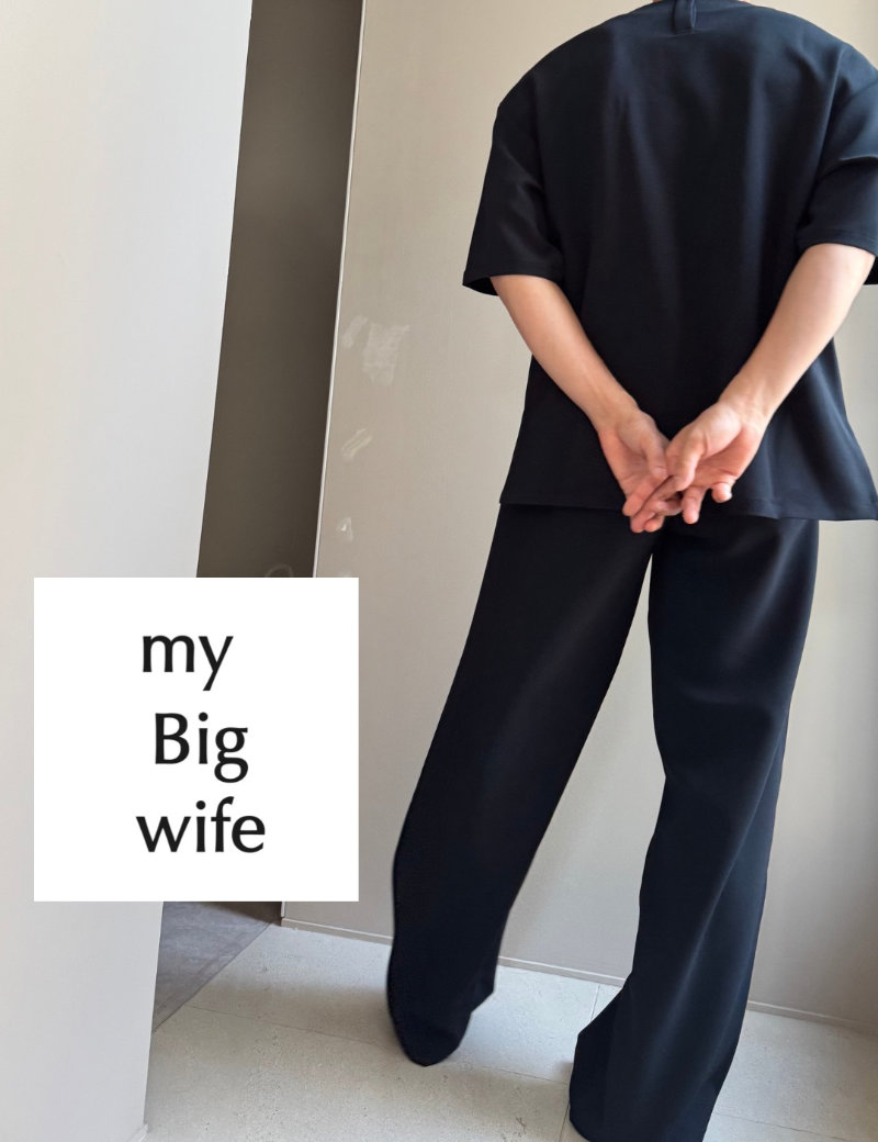 ユニセックス　スクラブパンツ　-my Big wife