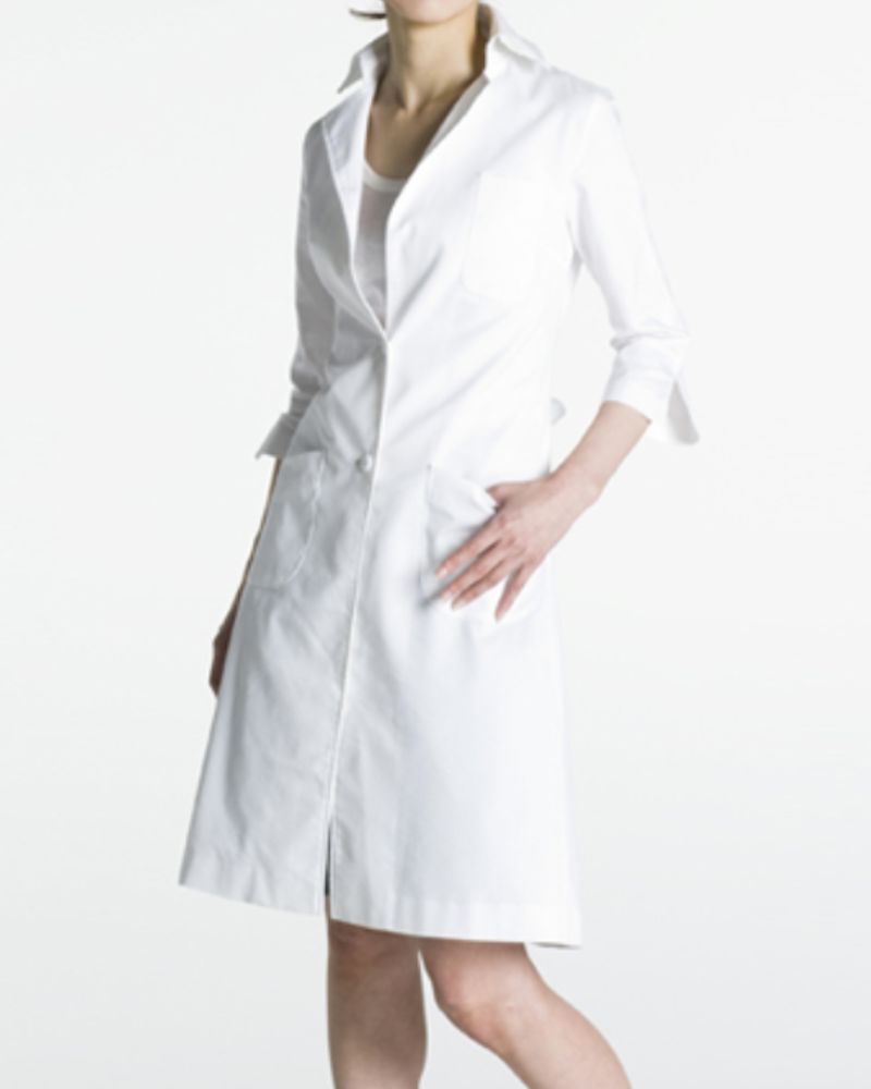 ストレッチ レディースドクターコート