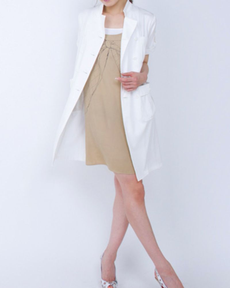 サファリモチーフ レディース ドクターコート