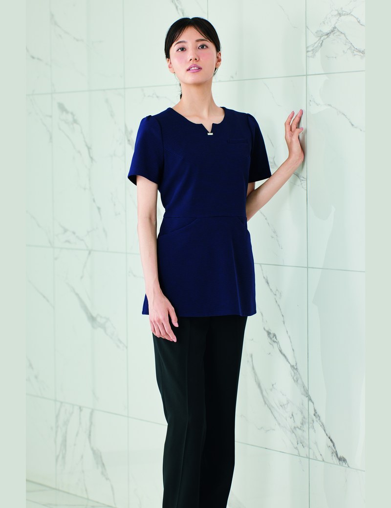 71412　/ en joie　LA BEAUTE collection ブーツカットパンツ（クラッシースタイル）