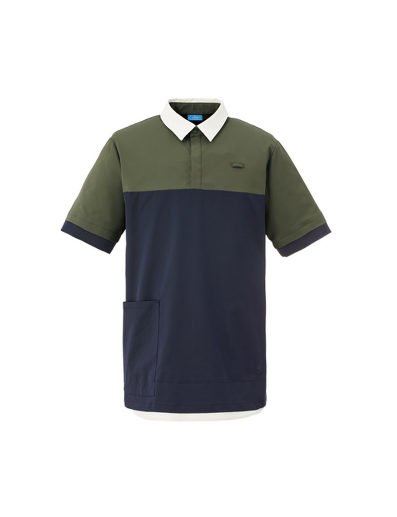 KAZEN｜レイヤードポロシャツ　KZN263 2枚目