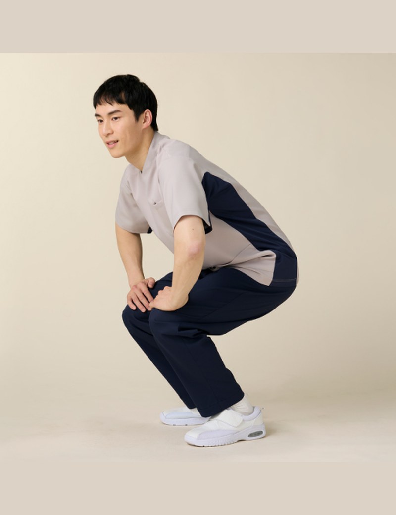 KAZEN|テーパードスラックス(男女兼用) KZN805 3枚目