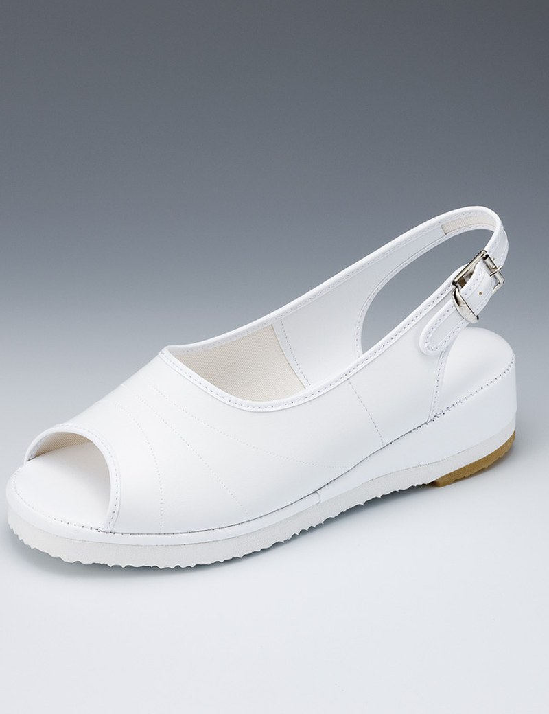 M-8　/ ナガイレーベン　レザープラットサンダル（女性用）