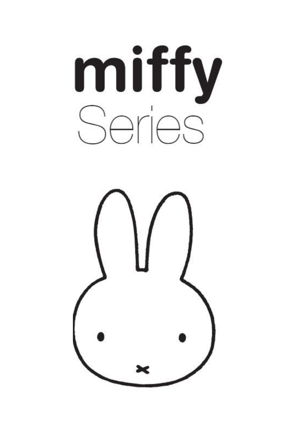 miffy（ミッフィー）のロゴと、ミッフィーの顔のマーク