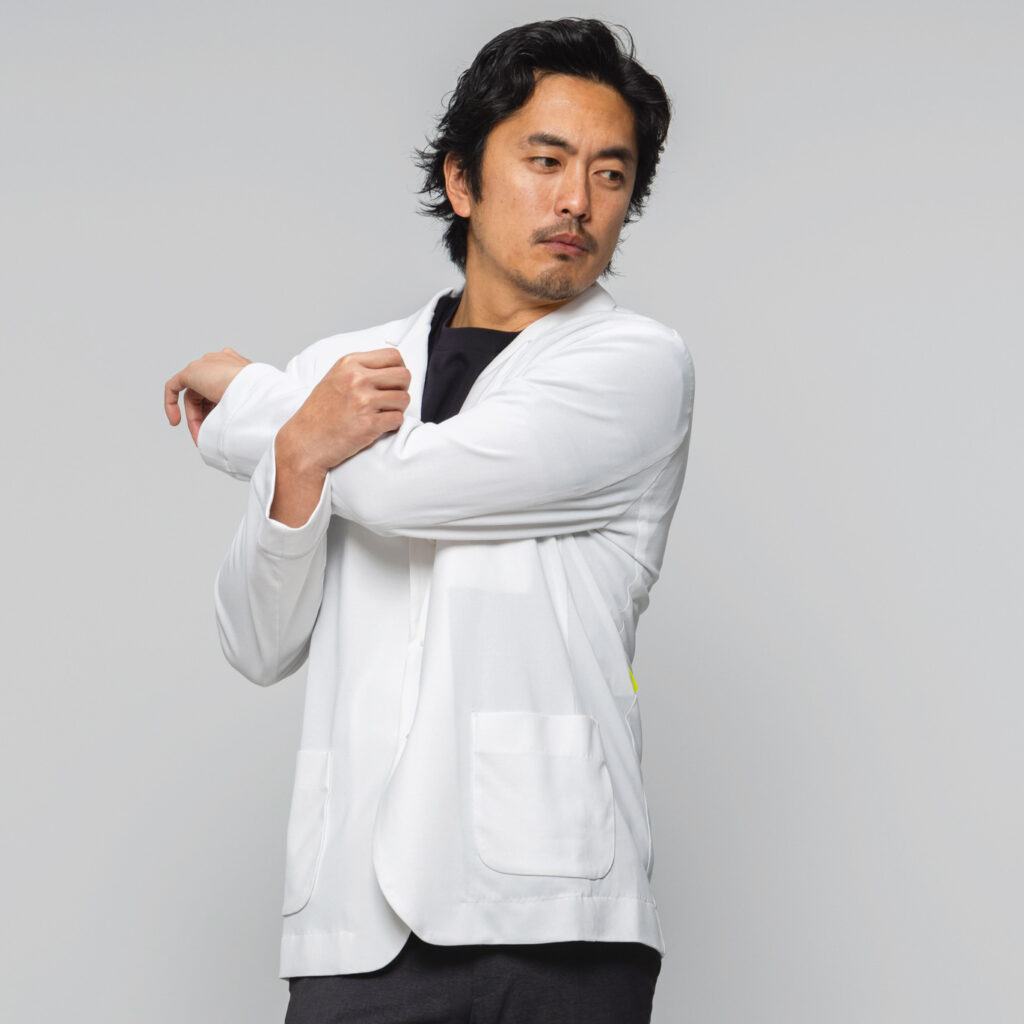 動きやすいジャージジャケット